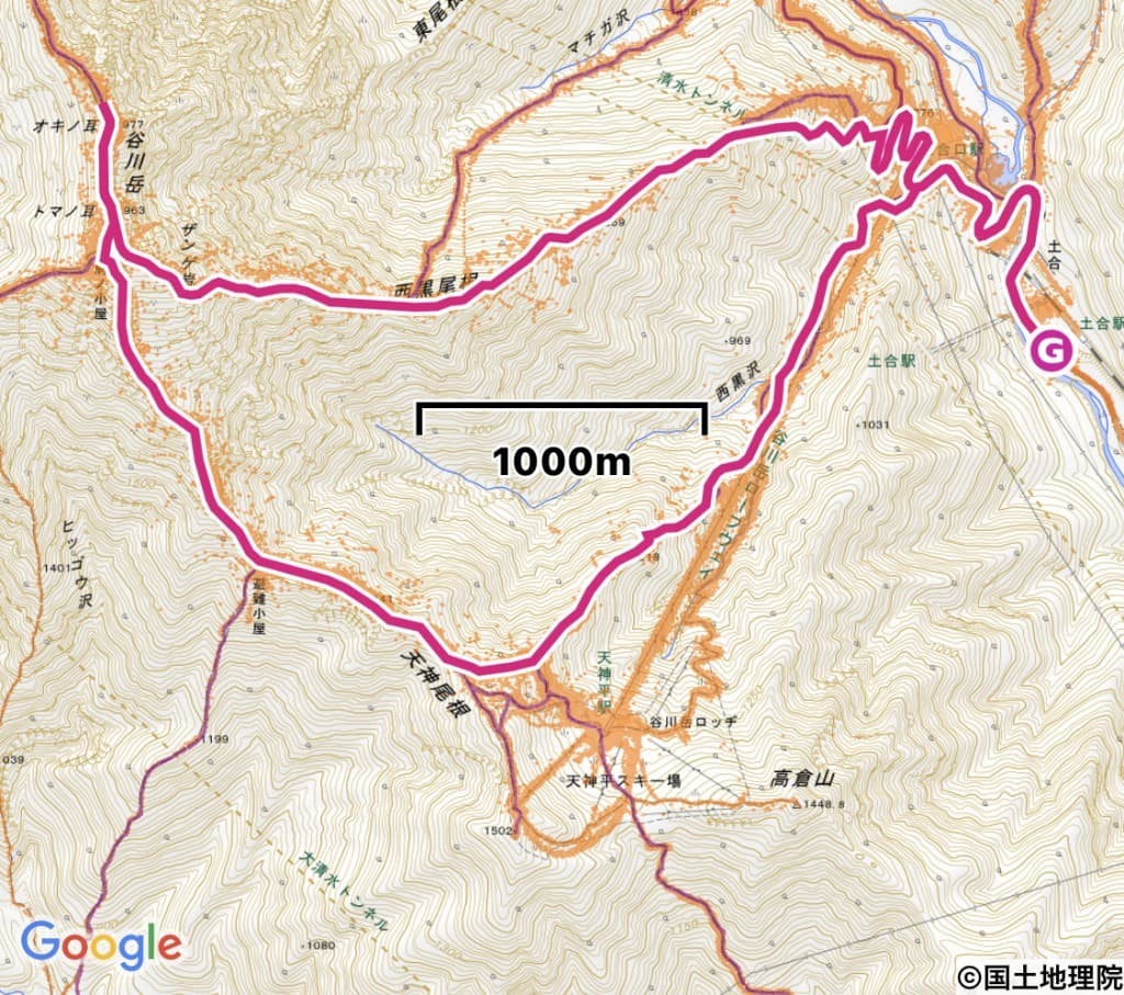 谷川岳 西黒戸尾根ルート参考画像:0