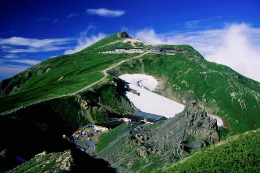 7月16〜17 大雪渓を登る白馬岳