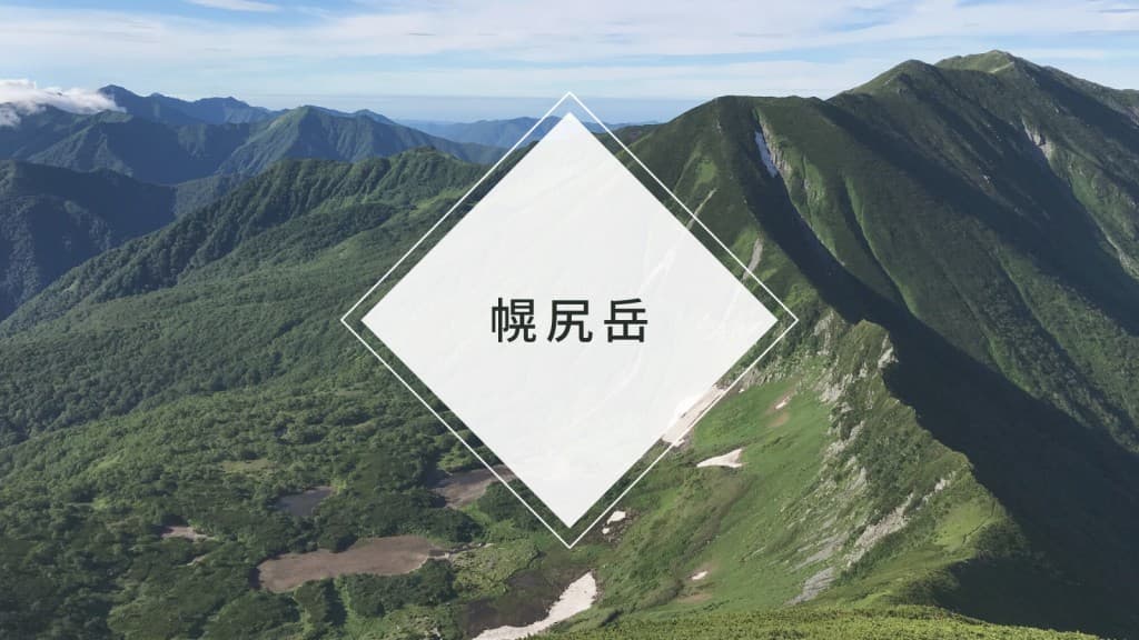 ｟ガイド山行｠百名山　幌尻岳額平川コース参考画像:0