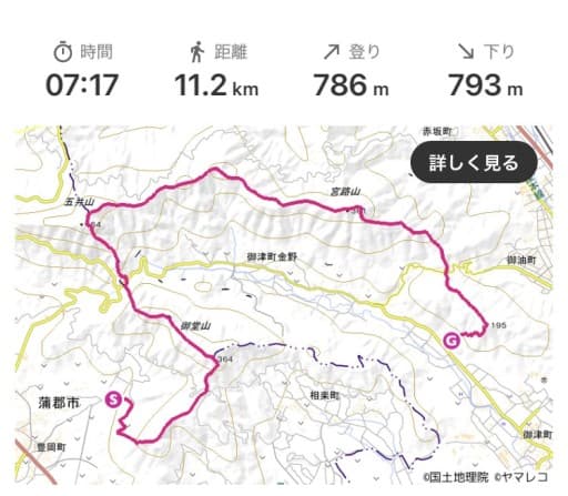 砥神山→御堂山→五井山→宮路山→遠見山　三河湾を眺めながら縦走しましょう