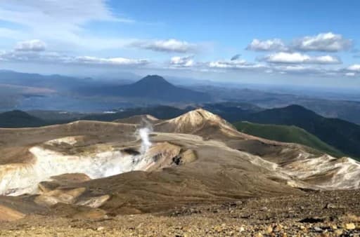 阿寒岳　斜里岳　羅臼岳