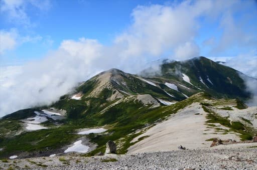9/16-18　白馬三山縦走　山小屋泊参考画像:2