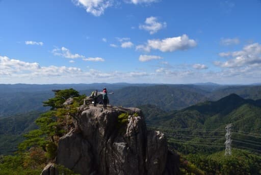 11/18-19　岩場・鎖場　二ッ箭山　東北百名山　前泊日曜登山参考画像:1