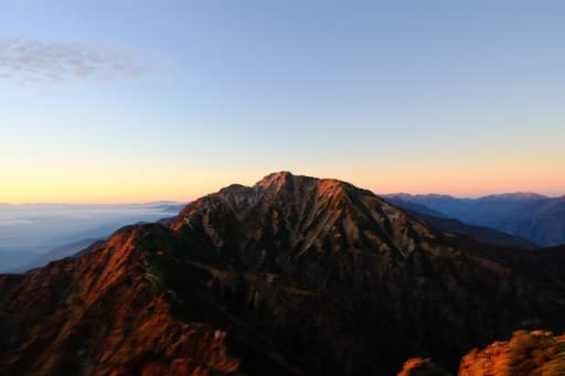 10月21日22日で五竜岳参考画像:2