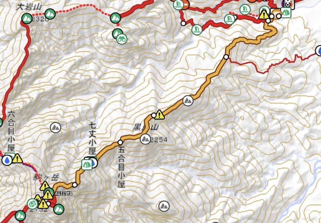 甲斐駒ヶ岳(黒戸尾根)参考画像:1