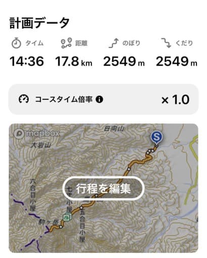 甲斐駒ヶ岳(黒戸尾根)参考画像:2