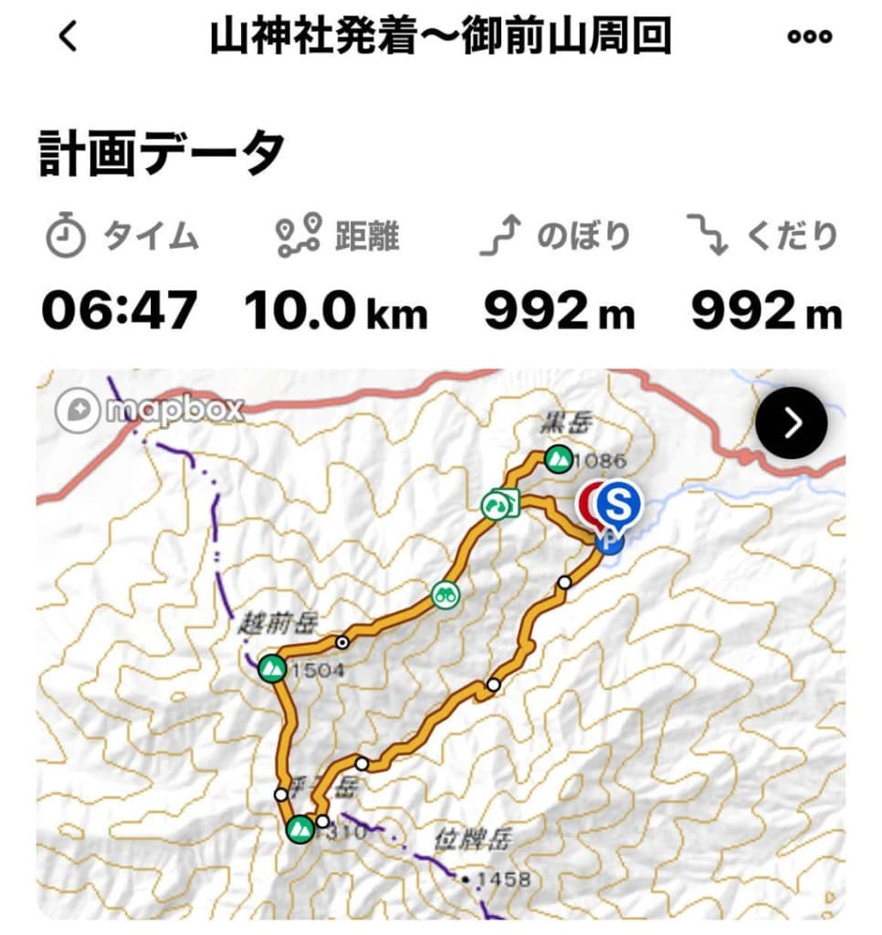 【満員御礼】山神社発着〜越前岳周回参考画像:0