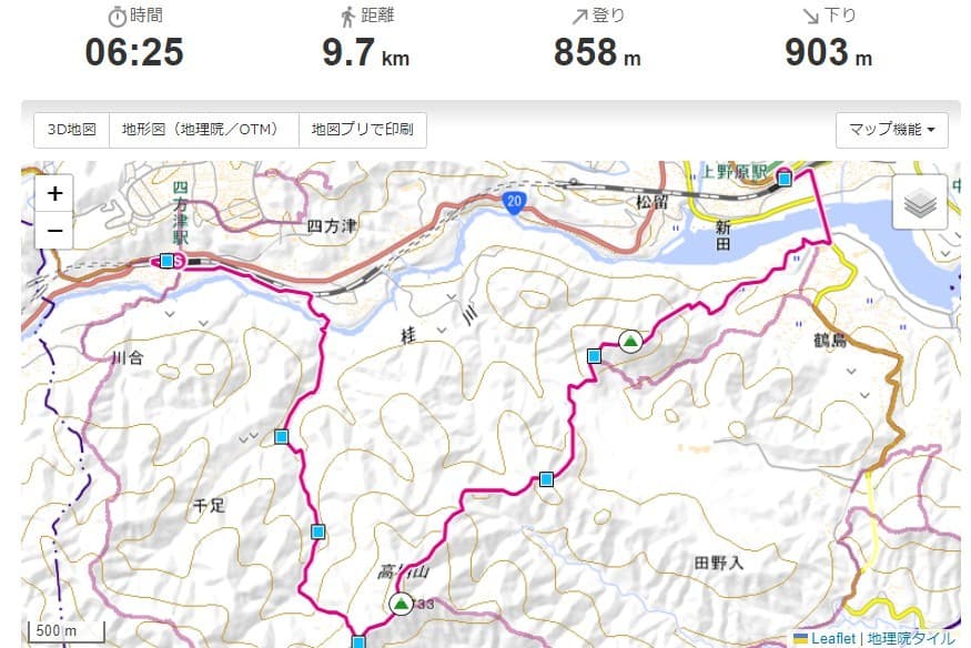 晩秋ハイク：山梨100　高柄山→御前山参考画像:0