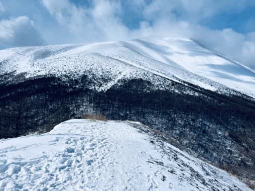2/3小浅間山でスノーハイキング