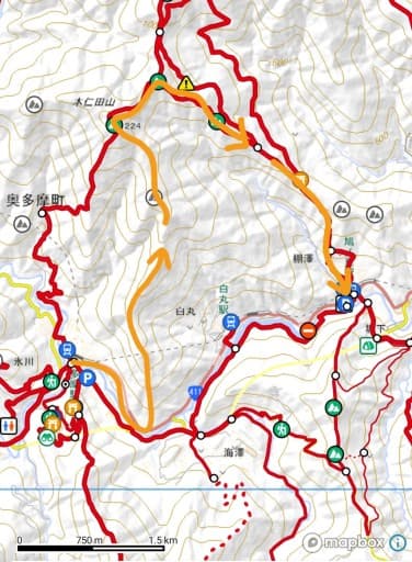 12/30土 ゴンザス尾根〜本仁田山〜杉ノ尾根