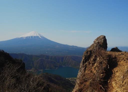 山梨　鬼ヶ岳、雪頭ケ岳　周回コース