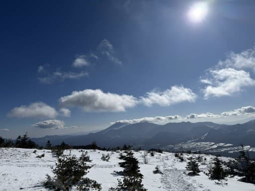 日光白根山（ロープウェイ活用）2/3ー2/4