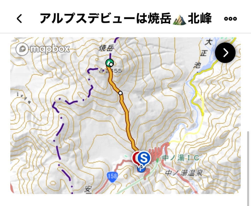 残雪期の焼岳参考画像:0