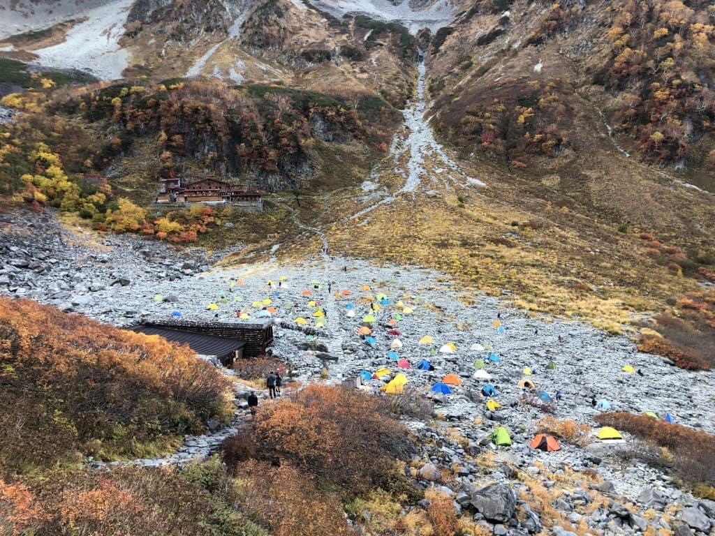 秋の涸沢９月３０日10月1日参考画像:0