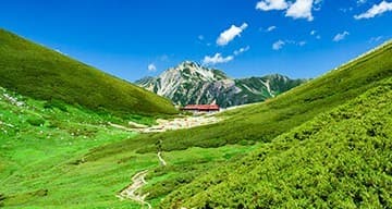 8/13〜16の最大3泊、新穂高センターから双六小屋、三俣山荘エリア往復