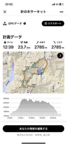 針ノ木サーキット　エクストリーム日帰り登山参考画像:2