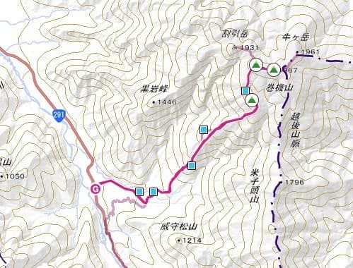 本日17時〆【1～2名募集】（前日夜集合）3/1（土）巻機山参考画像:1
