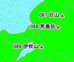 8/2-3 荒島岳・白山・伊吹山