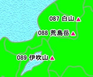 8/2-3 荒島岳・白山・伊吹山【あと２名】