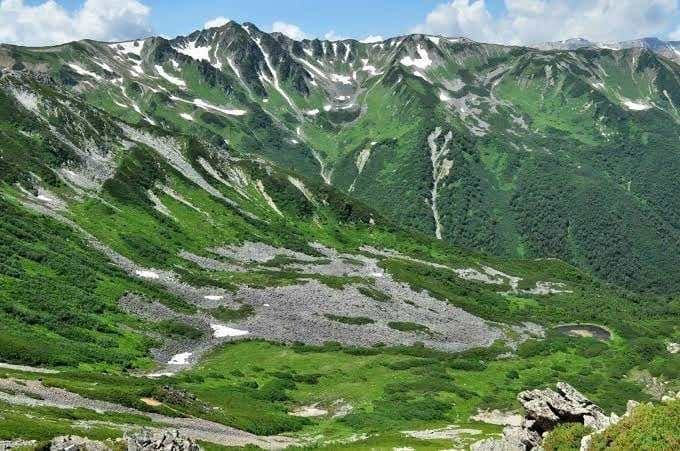 7/31-8/3 雲ノ平(薬師岳・水晶岳・鷲羽岳・黒部五郎岳)参考画像:2