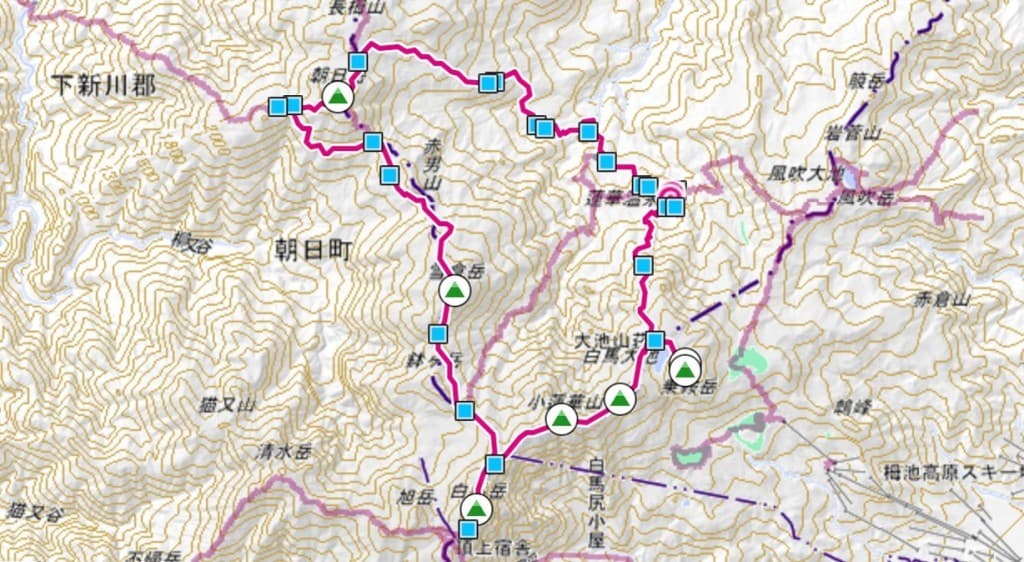 ★急募1~2名条件広げました【関西発】蓮華温泉からの白馬岳3日間周回縦走（小蓮華山･雪倉岳･朝日岳）参考画像:1