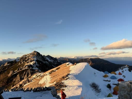残雪期　燕岳　日帰り