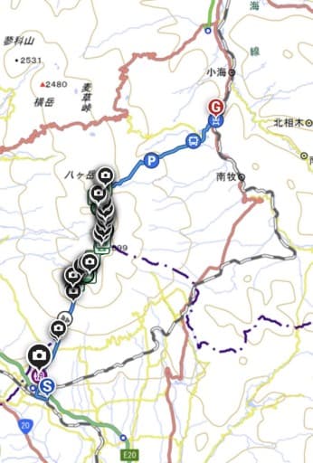 5/9(土)南八ヶ岳35km縦走(日帰り)現在2人確定.