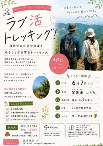 ラブ活♥️トレッキング参考画像:1