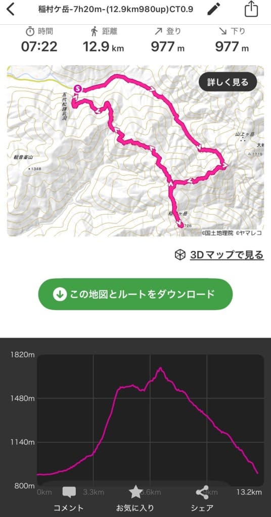 【急募】【大阪発】5/30(土)稲村ヶ岳＠奈良県（関西百名山）参考画像:0