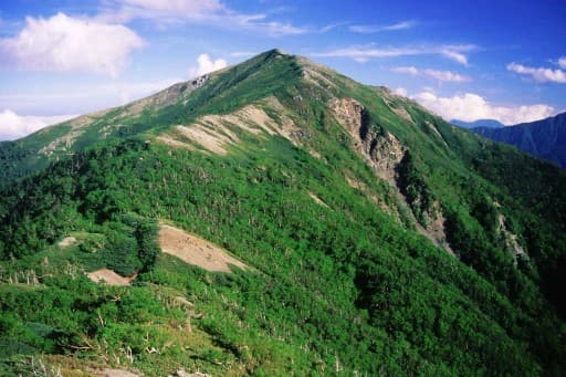 8/（1）2-3 塩見岳、蝙蝠岳