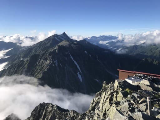 急募、一名、北穂高岳～槍ヶ岳縦走