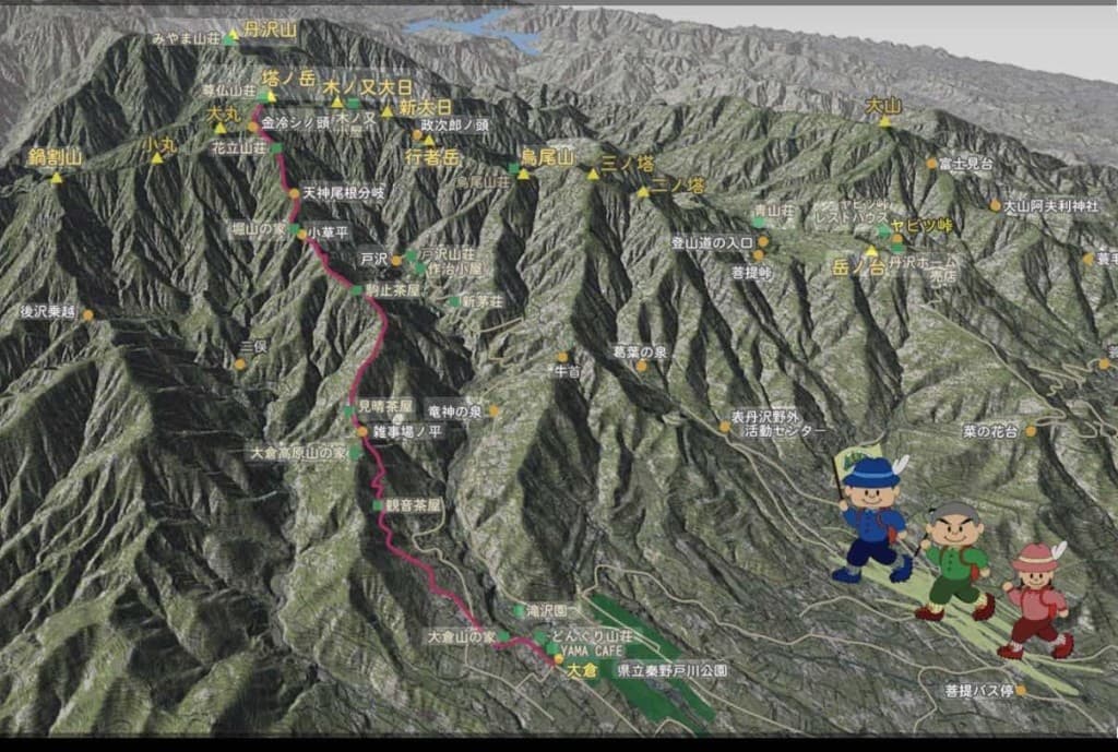 【20.30代の方】7月の最終末7/25日帰り 小田急線渋沢駅集合　大倉尾根•塔ノ岳往復コース参考画像:1