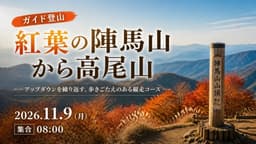 【ガイド登山】紅葉の陣馬山から高尾山