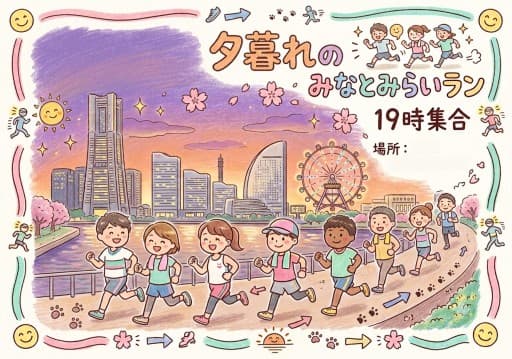 8.12(水)みなとみらいラン
