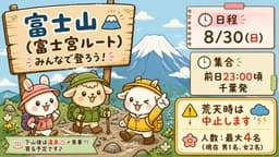 8/30(日)富士山（富士宮ルート）