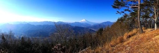 百蔵山～扇山縦走　冬の富士山&軽アイゼン参考画像:0